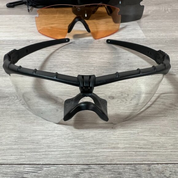 Oakley SI Ballistic M-Frame 3.0 Glasses Multi Lens Kit Black Orange Clear - Picture 4 of 9